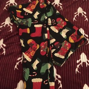 LuLaRoe Christmas Stocking leggings - TC2